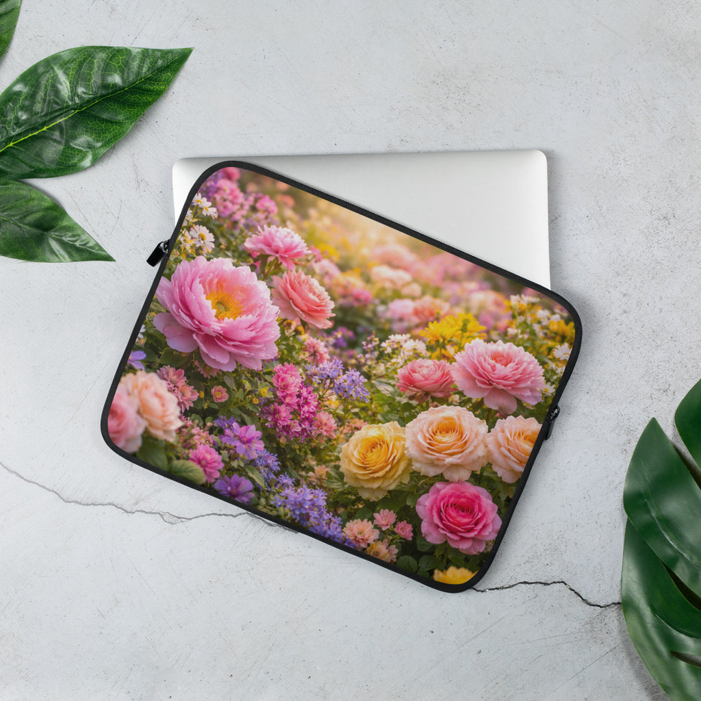 Laptop Sleeve Blumen Design 13 Zoll