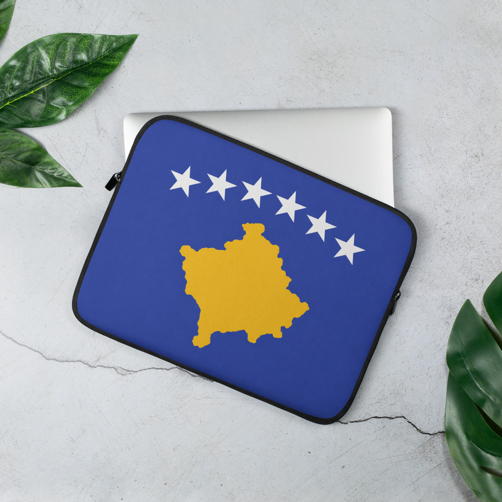 Laptop Sleeve Kosovo Flagge Design 13 Zoll