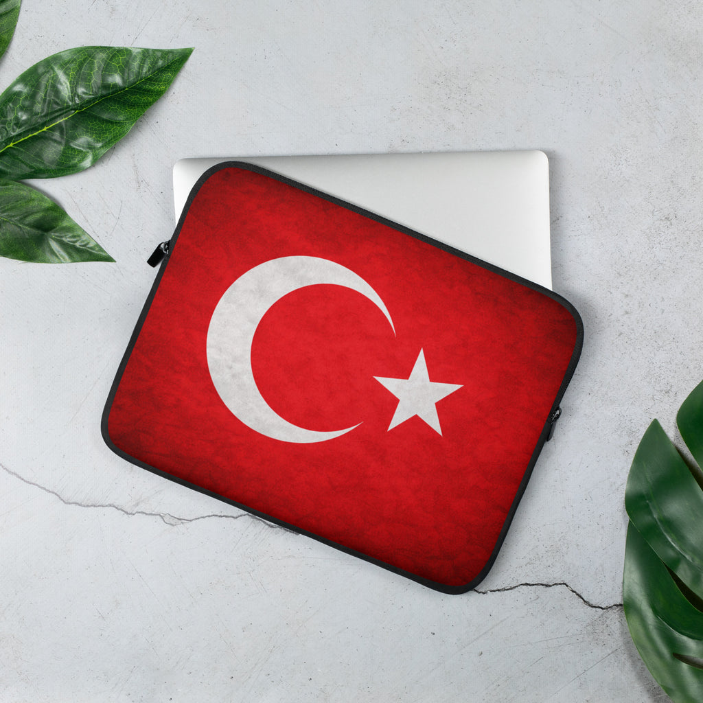 Laptop Sleeve Türkei Flagge Design 13 Zoll
