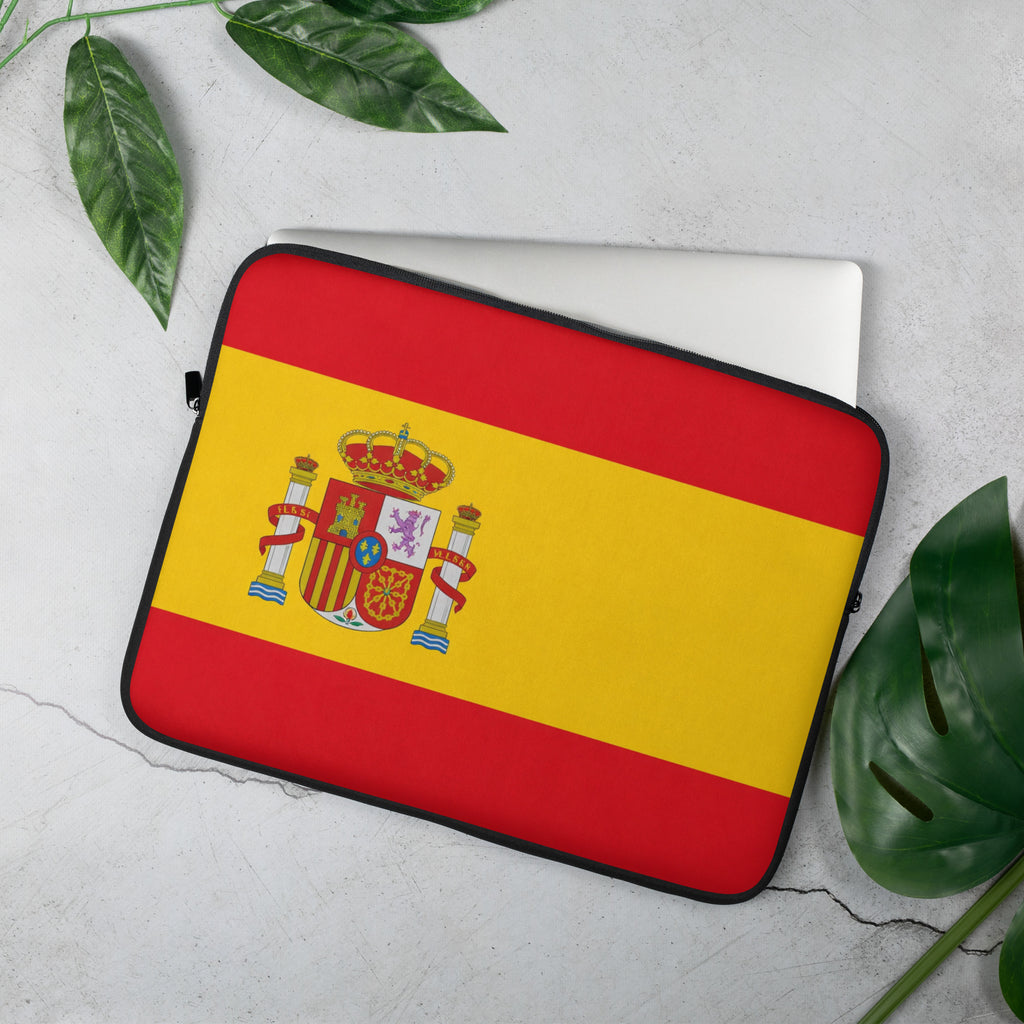 Laptop Sleeve Spanien Flagge Design 15 Zoll