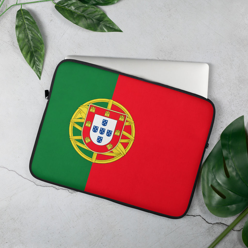 Laptop Sleeve Portugal Flagge Design 15 Zoll