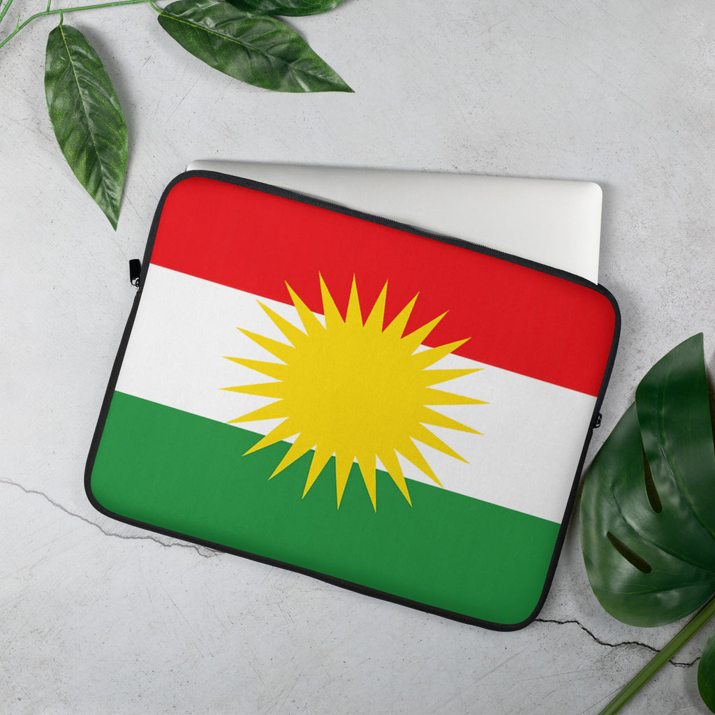 Laptop Sleeve Kurdische Flagge Design 15 Zoll