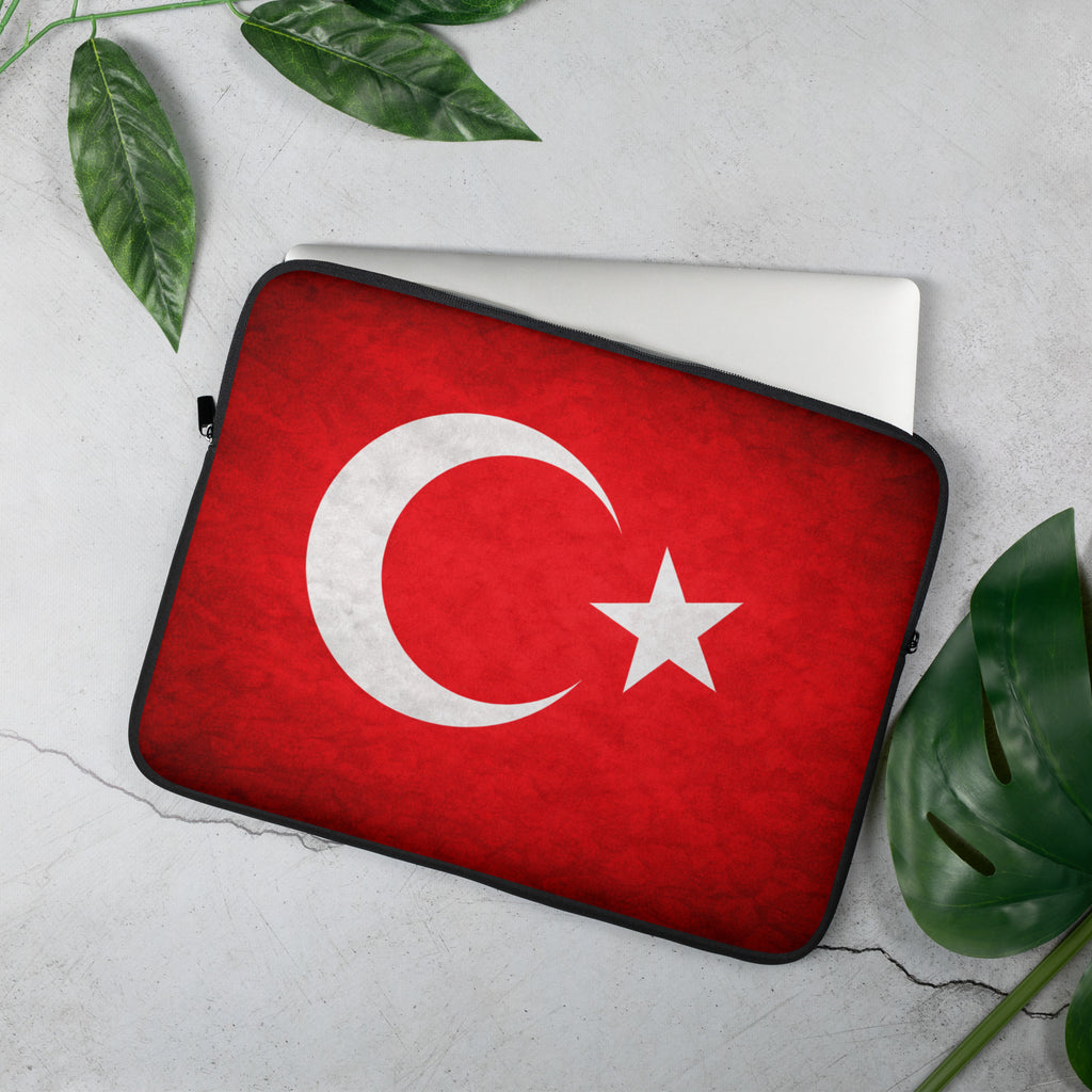 Laptop Sleeve Türkei Flagge Design 15 Zoll