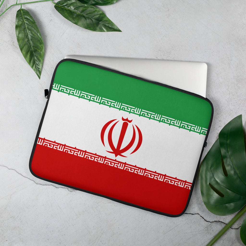Laptop Sleeve Iran Flagge Design 15 Zoll
