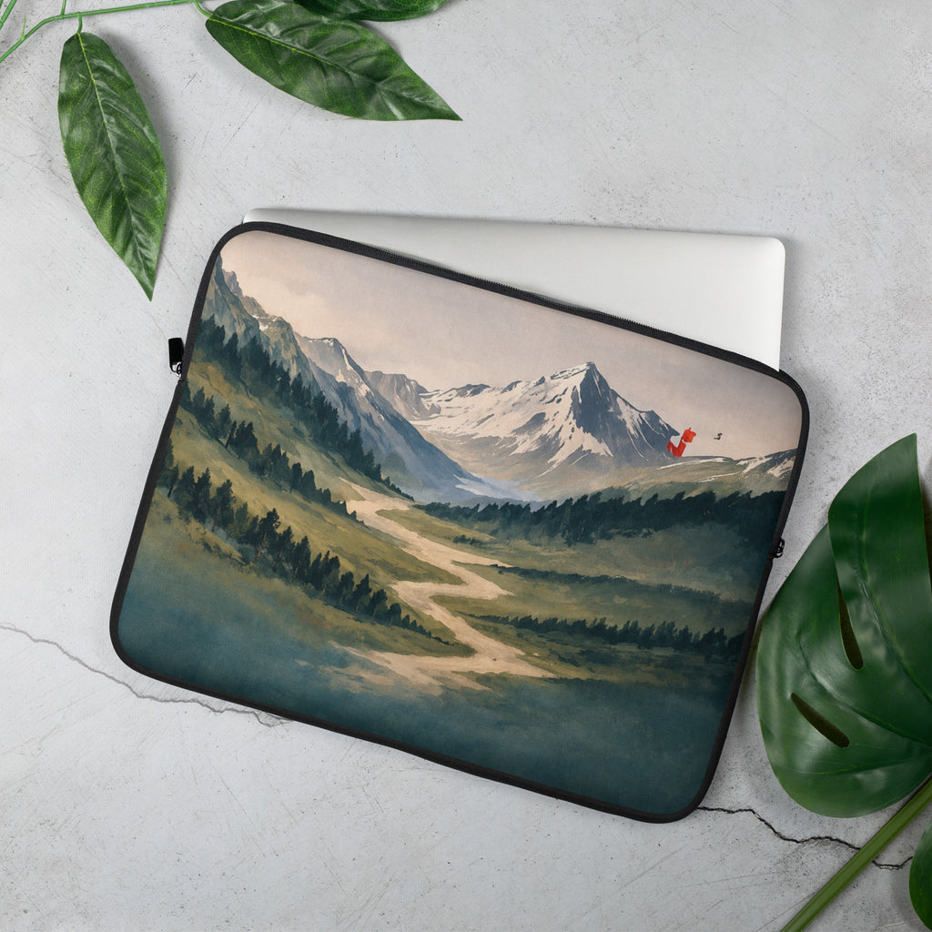 Laptop Sleeve Alpen Landschaft Schweiz 15 Zoll