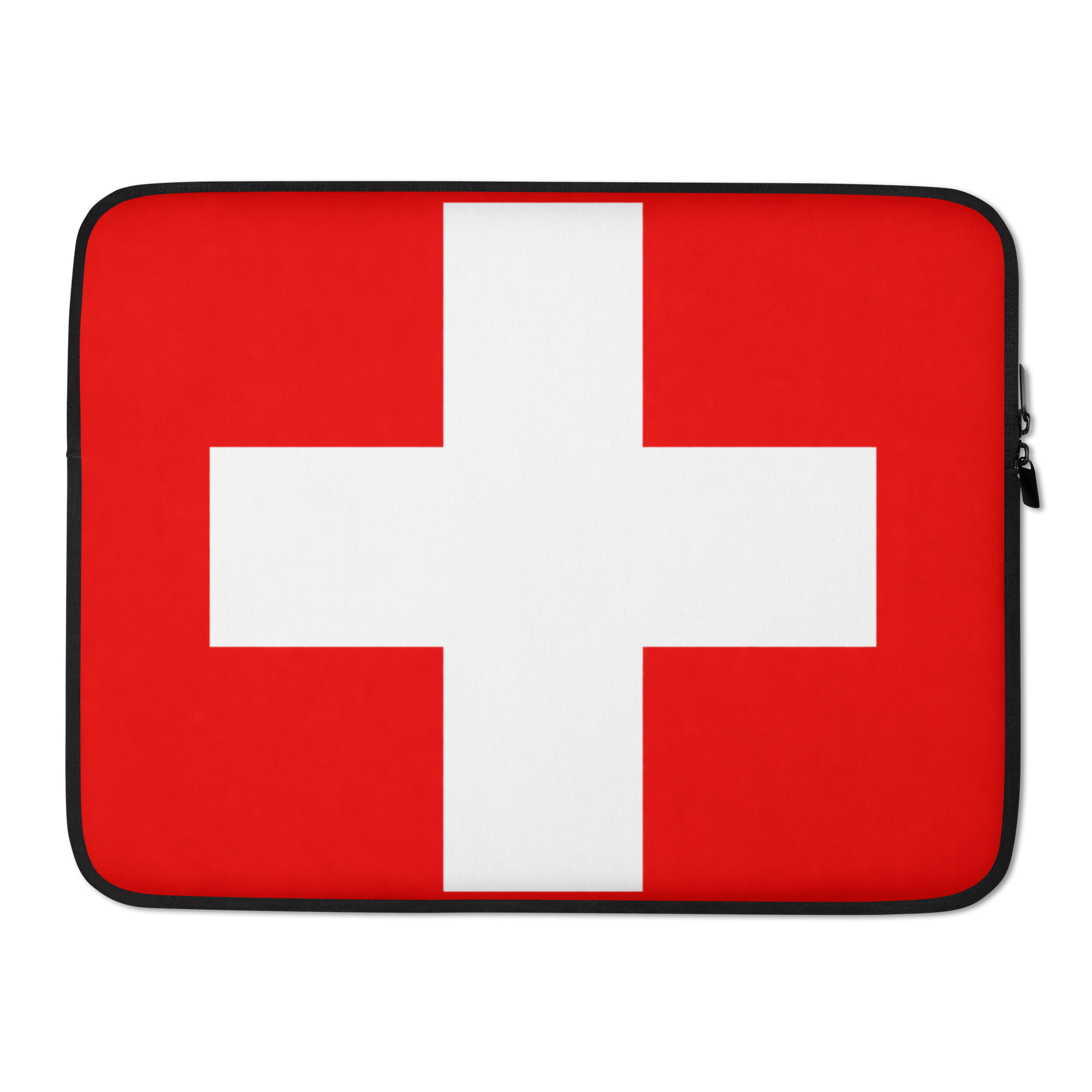 Laptop Sleeve Schweiz Schweizer Flagge 15 Zoll Laptoptasche